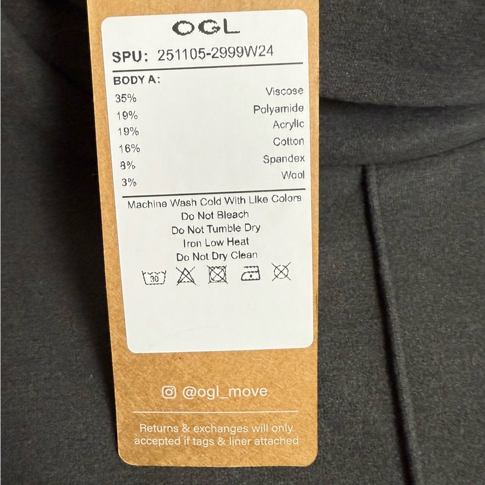 OGL Charcoal Turtleneck Top - Picture 6 of 6